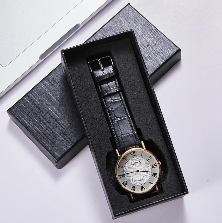 

Wholesale custom LOGO rectangular cardboard watch box high-end watch gift package jewelry box