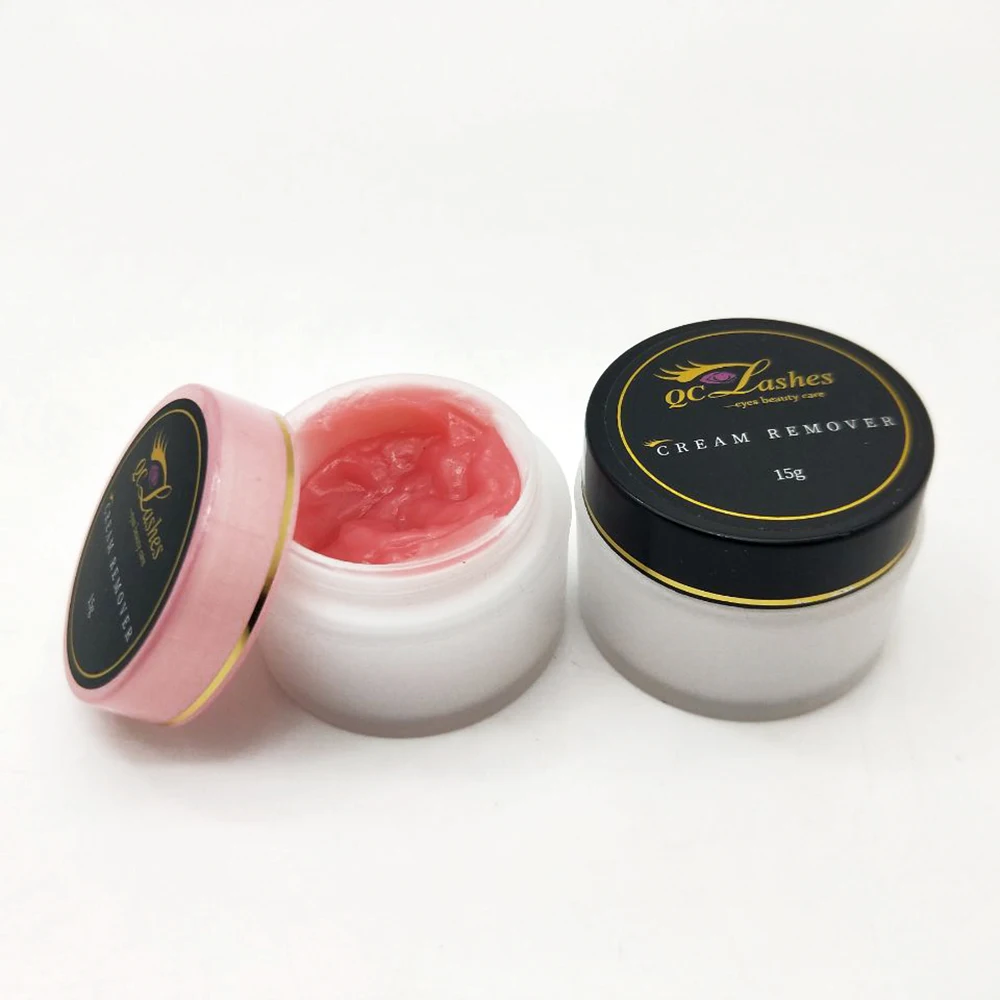 

OEM Customized Bottle Fast Removing Eyelash Extension Glue Cream Remover, Pink,green,white