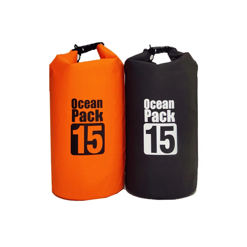 

Wet Pack Beach 15L Waterproof Dry Bag PVC Material Duffel Floating Large Capacity Ocean, 7 color