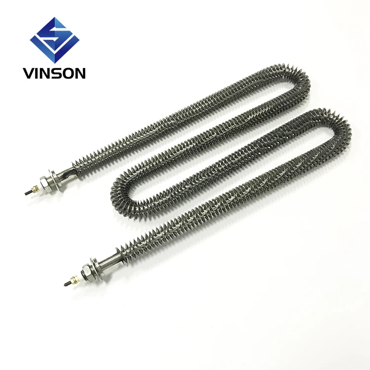 Finned Air Duct Heating Element Heating Tube Industry Heating Process ...