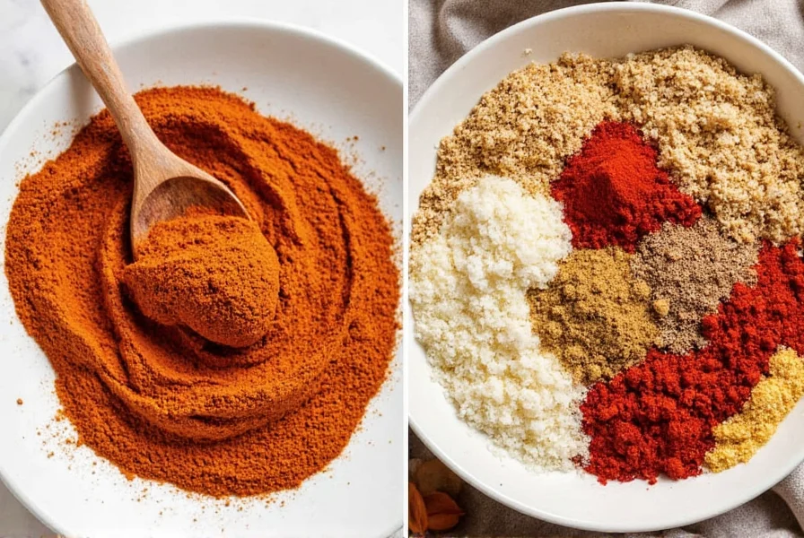 Comparison of spice bottles from different brands
