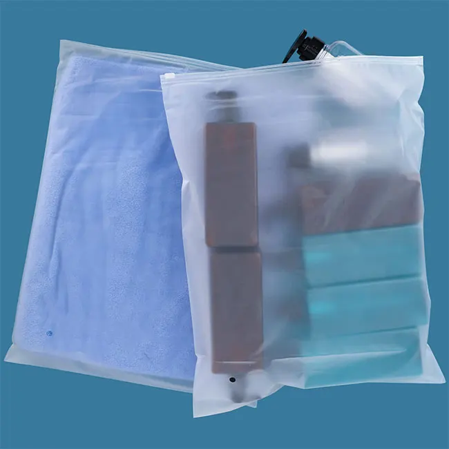 

RTS In Stock 30*40Cm Plain Blank Eva Slider Frosted Zipper Poly Bag 12X16 Inch Plastic Packaging Clothing Bags