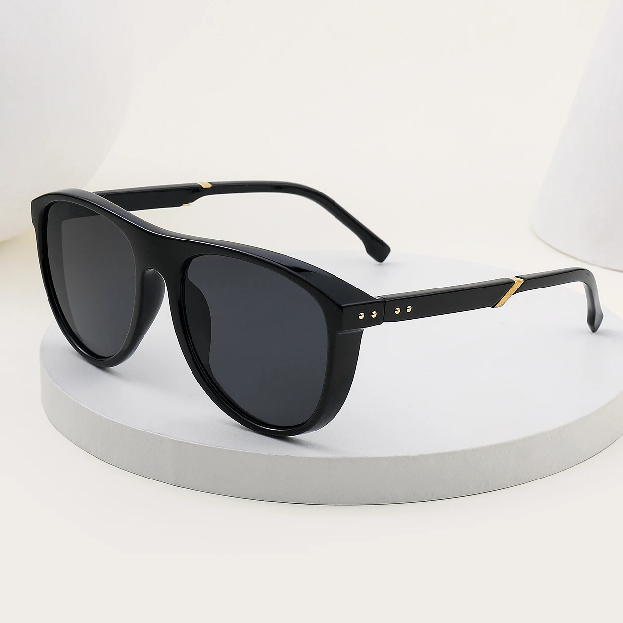 

2022 New Big Rice Nails Gradient Sun Glasses Ready To Ship Oversized Trendy Men Women Vintage Retro Sunglasses