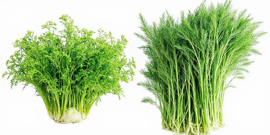 Person holding a bunch of fresh dill under sunlight