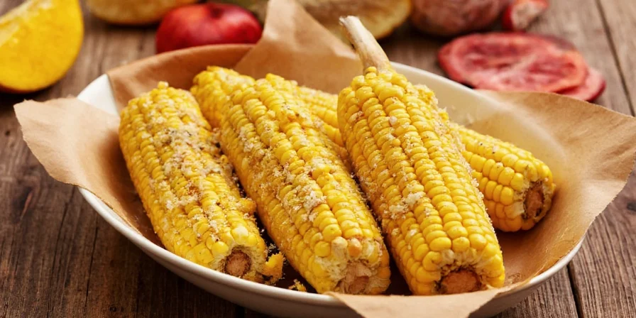 Vegan elote with nutritional yeast and cilantro