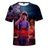 Wholesale Factory Price Tee Shirt Homme Stanger Things 3D Printed TShirt For Men Accept Custom Men T Shirt Printing