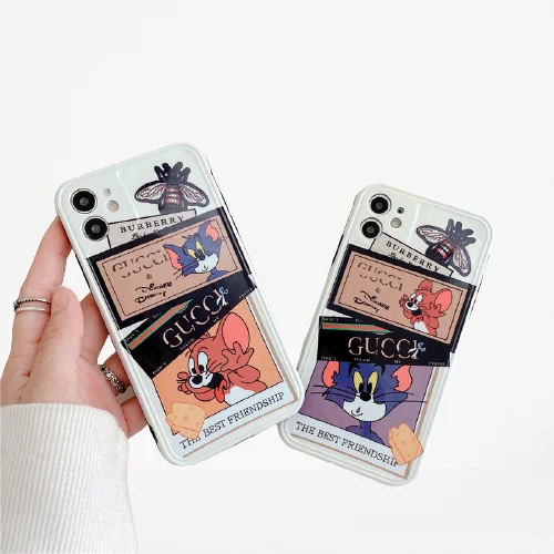 

Thin Soft Colourful 8 Imd tpu Cell Phone 7 Cartoon animal Tpu Case For Iphone, White