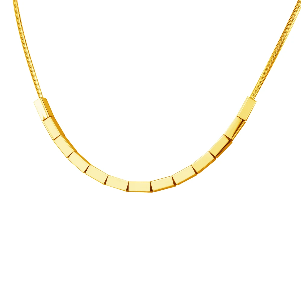 

2022 New Arrival Necklace Women's Personalized Collarbone Necklace Stainless Steel Gold Plated Necklace