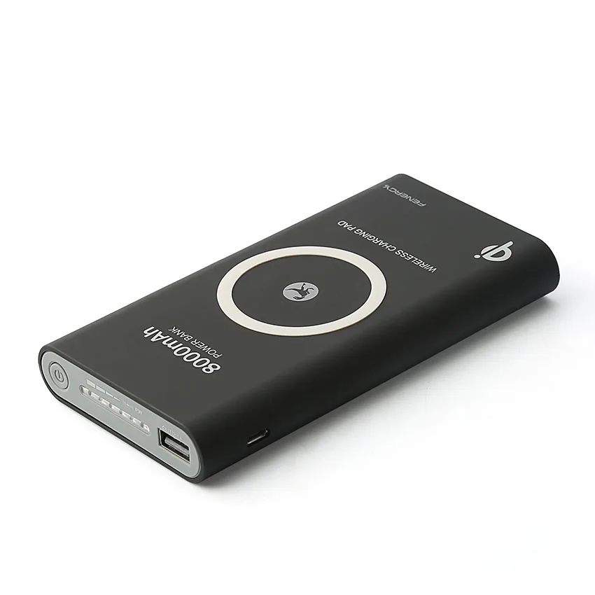 10000mah wireless power bank OEM Customized High Capacity power bank 10000mah for mobile charger - ANKUX.COM
