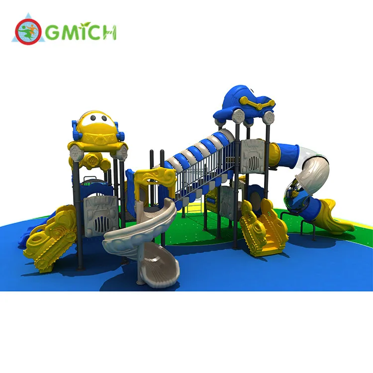 

kids play plastic slide kids games outdoor playground amusement park playground for sale JMQ-009271, As picture