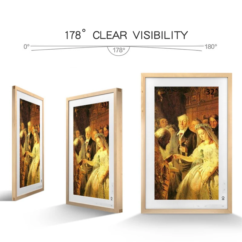 

BOE 21.5'' Android Wifi auto play picture media player photo frame wall mount HD digital photo frame