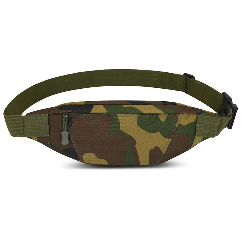 

Factory direct custom logo outdoor pouch bum belt women shoulder chest sling bags fanny packs men camouflage waist pack bag