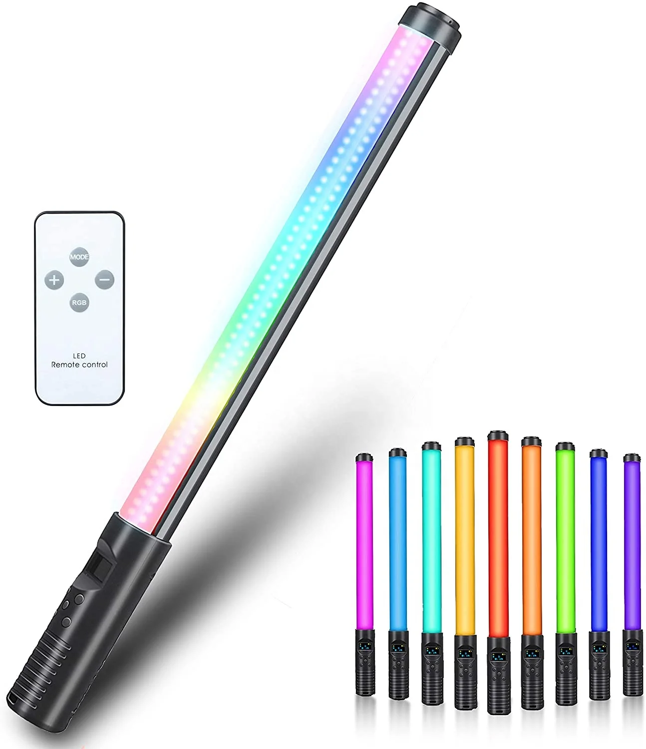 

Festival Lamp Video Photography Beauty Makeup Lamp 30 RGB Colorful Lighting Modes LED Lamp Wand Stick Vlog Ring Light Factory