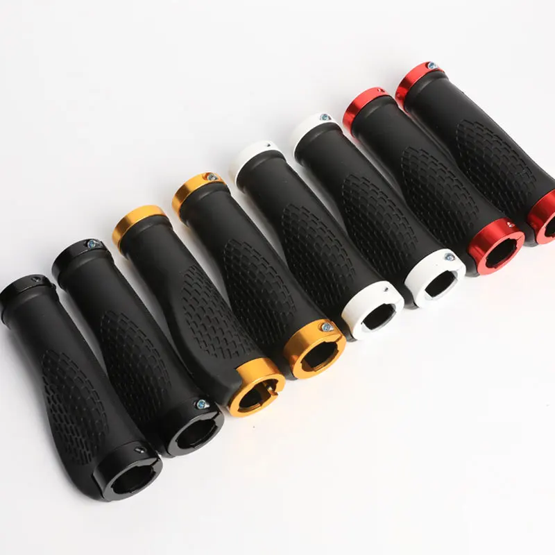 

RTS Bicycle Handlebar Grips hot Selling Colorful Mountain Road Bicycle Handlebar Grips Ergonomic Rubber Bike Handle Bar Grips