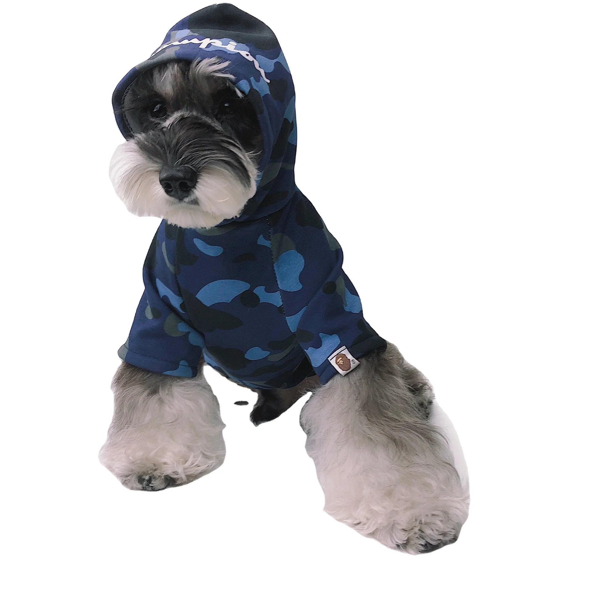 

Pet trendy brand dog padded sweater clothes autumn and winter models pullover