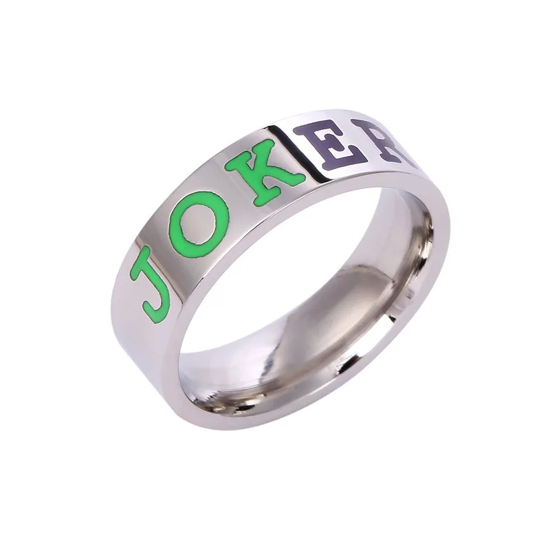 

925 enamel ring SC Trendy Dainty letter Enamel Rings Jewelry Colorful Promise Cute Best Friend Couple ring, Silver