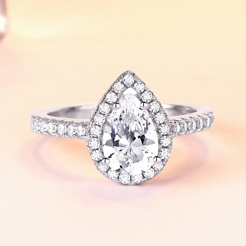 

Custom luxury women's engagement wedding design ring silver 925 sterling silver ring, Sliver/gold