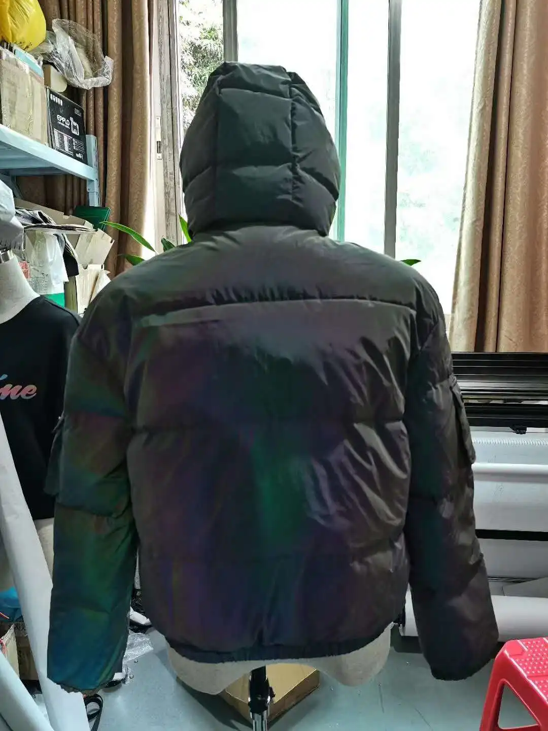 Fashion Wholesale Custom Mens Winter Warm Puffer Jackets Laser