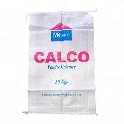
25kg pp woven laminated brown pp rice bags for flour 