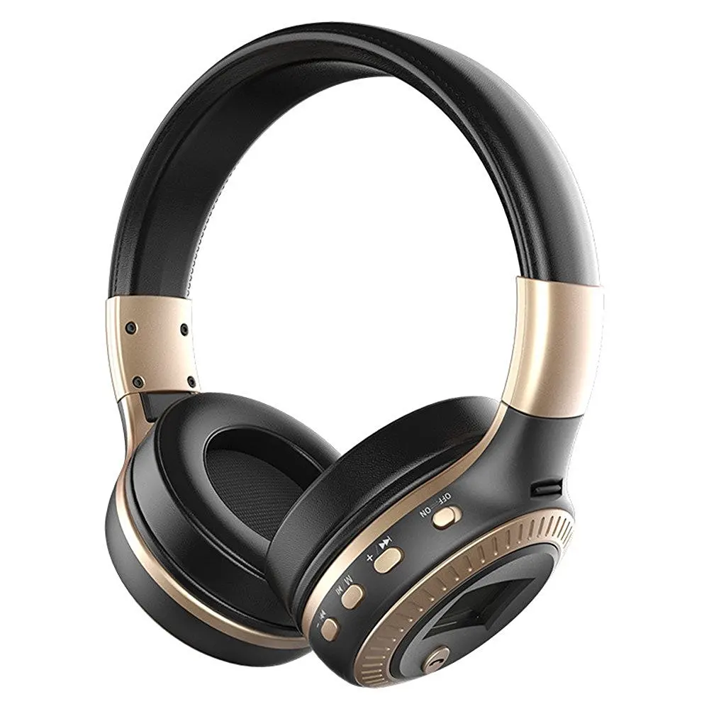 

High Quality LED Light Gaming Headset TF Slot FM Radio Aux Support Noise Canceling Wireless Gaming Headphone with Mic, Multi color