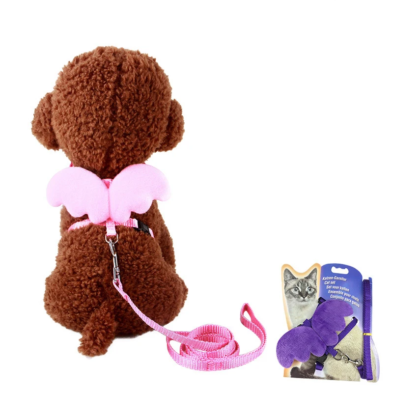 Manufacturer wholesale nylon PVC breathable adjustable dog angel wing harness