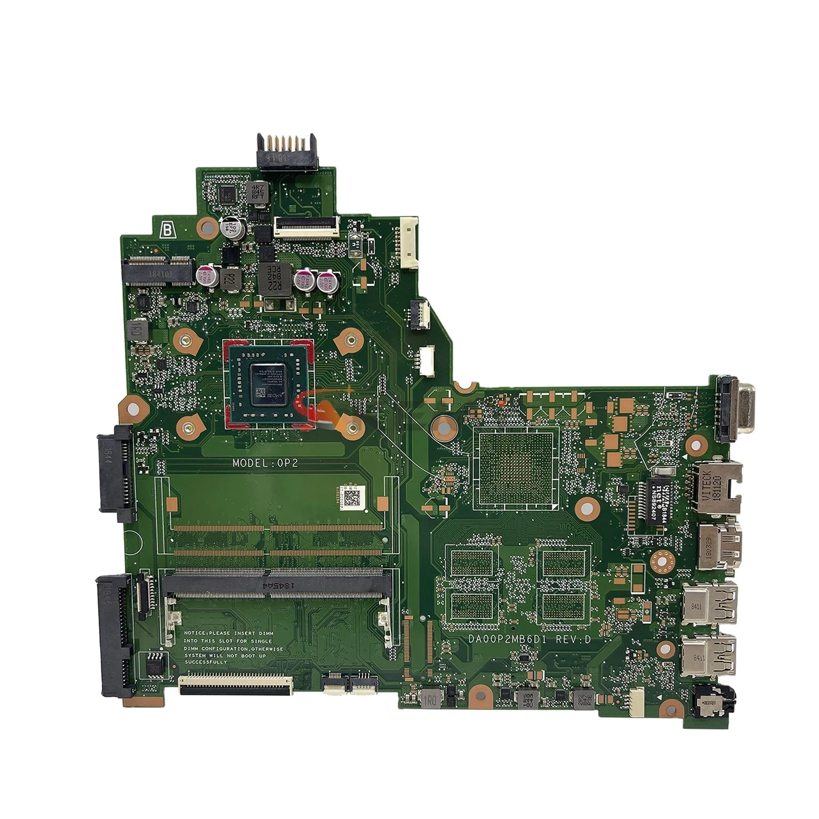 

DA00P2MB6D0 DA00P2MB6D1 Motherboard with E2 A4 A6 A9 AMD CPU UMA For HP 245 G6 14-BW Laptop Motherboard Mainboard