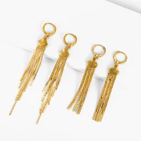 

E-212 Xuping wholesale fashion new gold design jewellery metal women tassels earrings