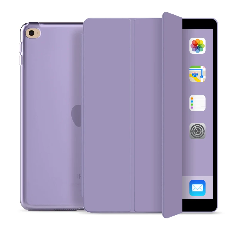 

Trifold Smart case For iPad mini 5 2019 (7.9 inch) Auto Sleep/Wake,Soft PU leather tablet case Hard PC back cover Shockproof