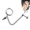 2019 The Latest Design Hoop Earring Dangle With Cone With Ear Cartilage Dangle 316L Surgical Steel Hot Wholesale