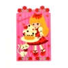 custom color clear U shape file folder