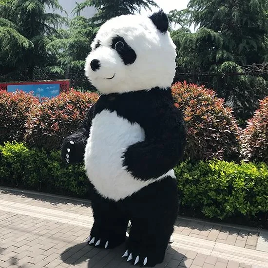 

Fur panda inflatable mascot costume/custom mascot costume/mascot, As your requirement