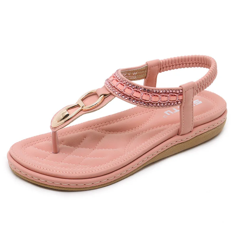 

Made in China latest design ladies TPR sole sandals ladies sandals flat sandals, 4 colors