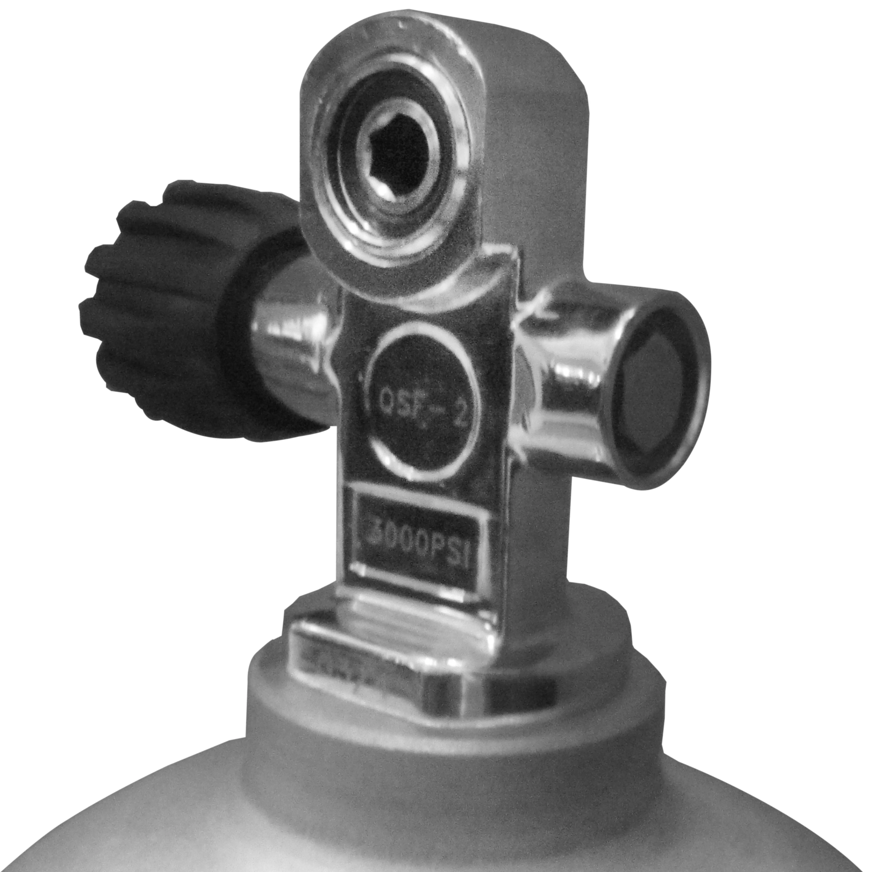 

12L Aluminum Alloy Cylinder Scuba Regulator Equipment, Grey
