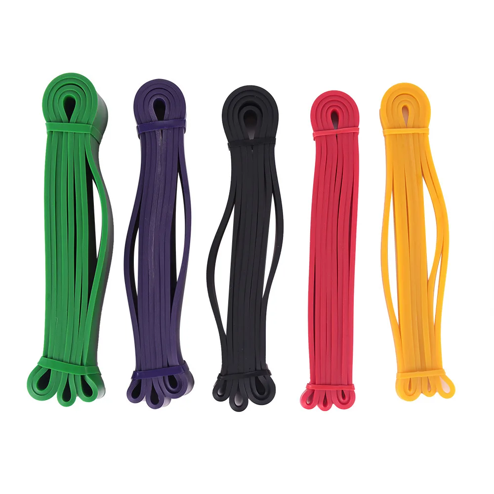 

Hot Selling Power Lifting Elastic Natural Latex Yoga Elastic Stretch Custom Resistance Bands Exercise Band for Gym
