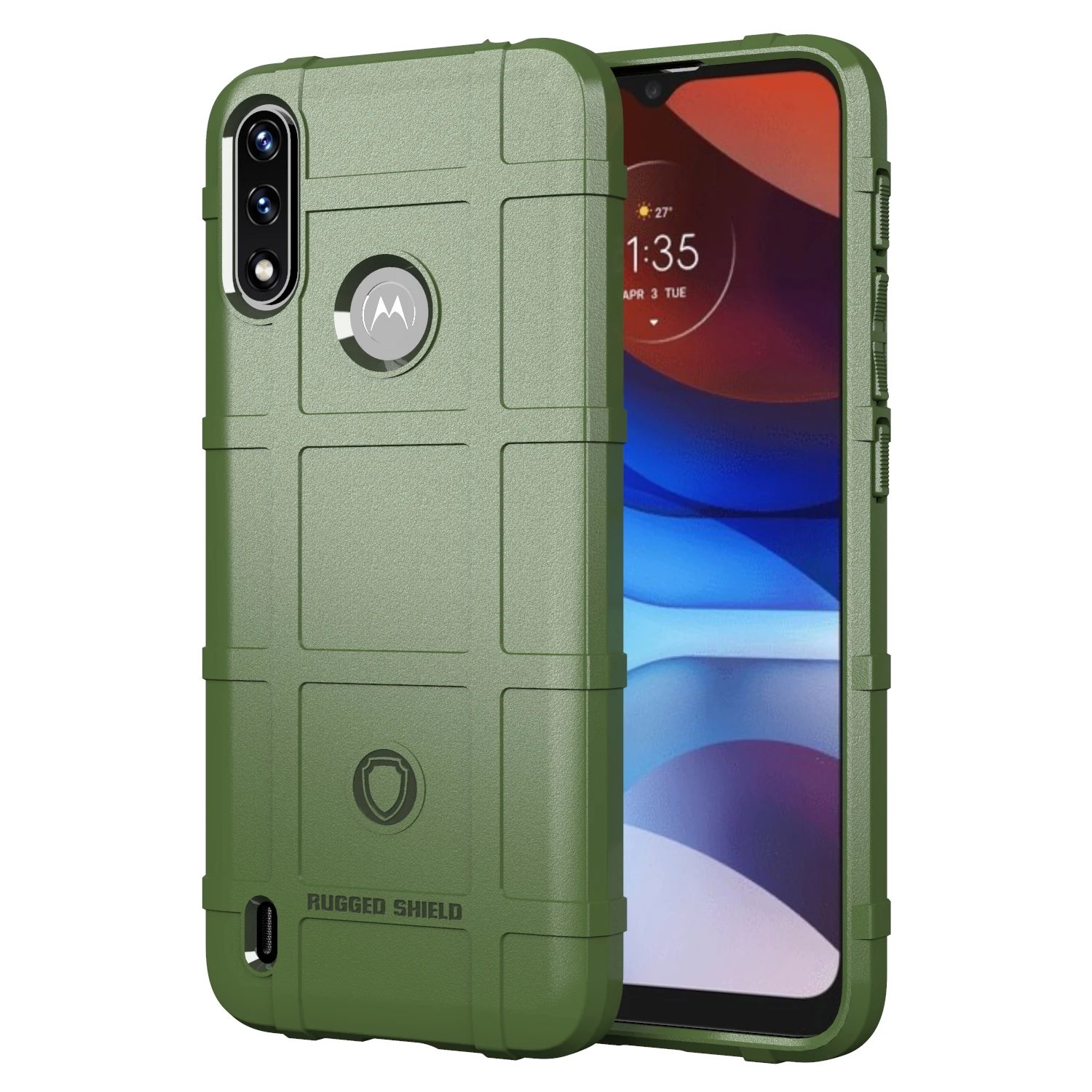 

rugged shield cell phone case High Quality Design soft tpu case for Motorola moto e7 e7i power, Balck gray bule green