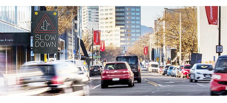 Led Reflective Traffic Safety Display Displays Detector Radar Speed Limit Sign