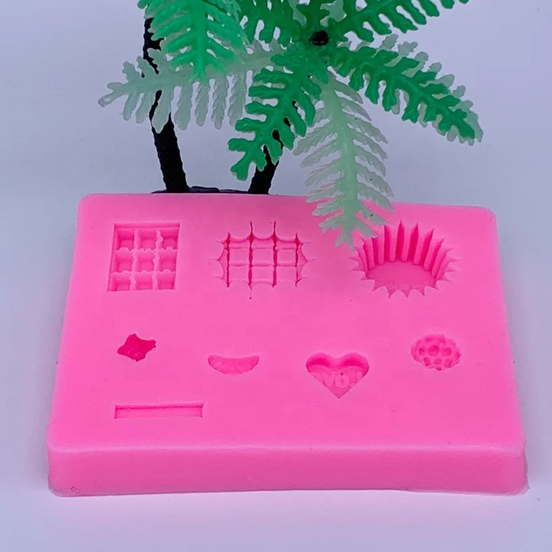 

Silicone Waffle Square Cake Baking Tools, Pink