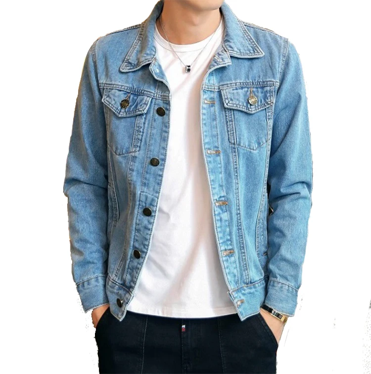 jaqueta jeans masculina com desenhos