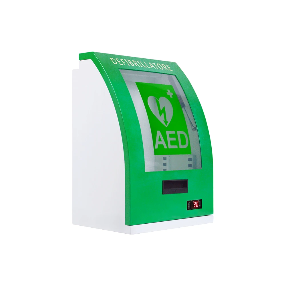 Watm8 Outdoor Use Alarmed And Heating System Aed Wall Cabinet
