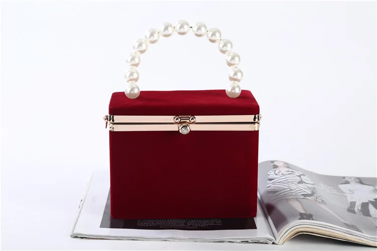 Velvet Box Bag