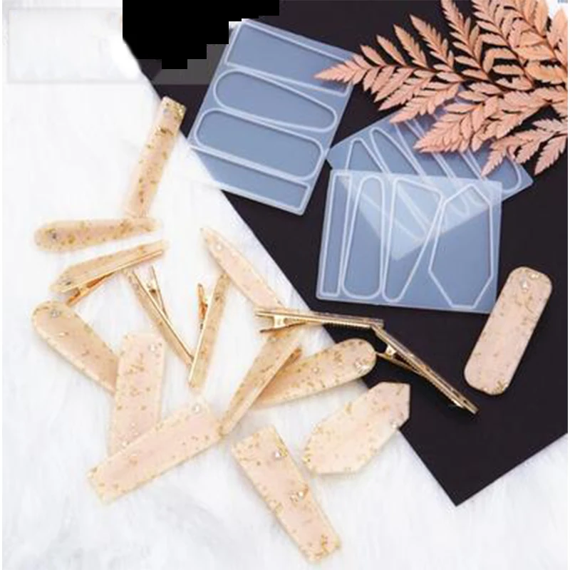 

Silicone Material DIY Resin Mold For Making Hairpin Jewelry