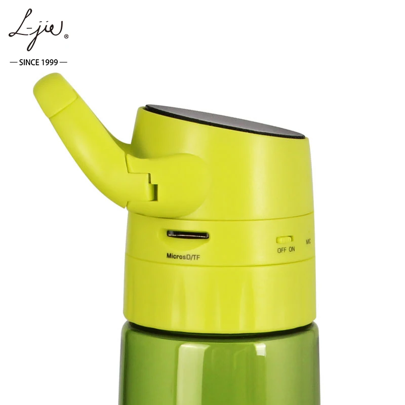 500ML Bluetooth Speaker Water Bottle Music Dancing Smart Water Bottle With Reminder To Drink Water For Outdoors
