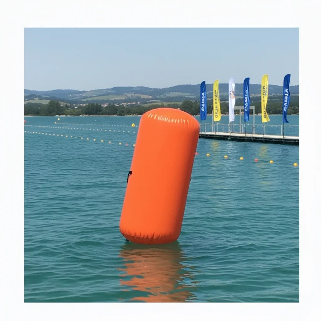 Airfun Factory Sale Good Price Race Marker PVC Tarpaulin Inflatable Water Buoy for Sport Events