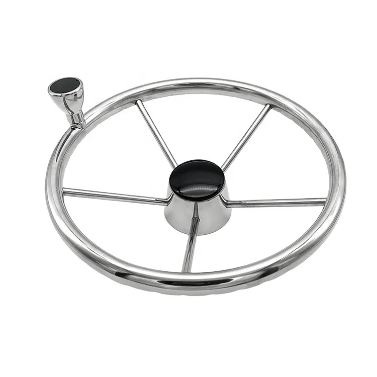 

Little dolphin steering wheel high-polish with 5-spoke handle