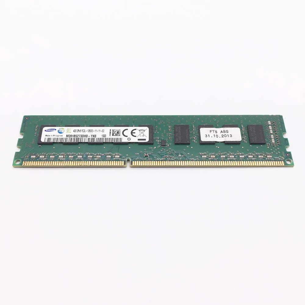 

Memory SDRAM DDR3 4GB 12800E M391B5273DHO-YKO 2Rx8 Desktop RAM Fits For Sumsung 12800E-4G