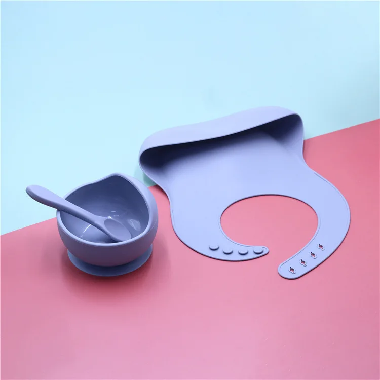 

Baby Plates Silicone With Spoon And Fork Baby Spoon And Fork Set, Customized color