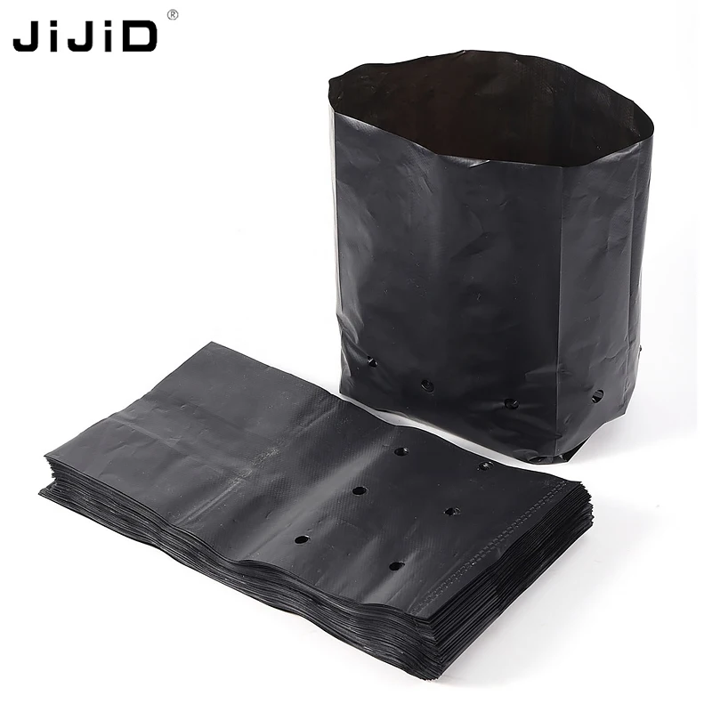 

JiJiD 20*25cm Plastic Nursery Bags Pe Plastic Seedling Bag grow bags for plants