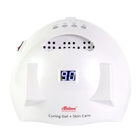 

European hot sale LCD display sensor 54W rechargeable pink light uv led gel lamp nail dryer for beauty art salon