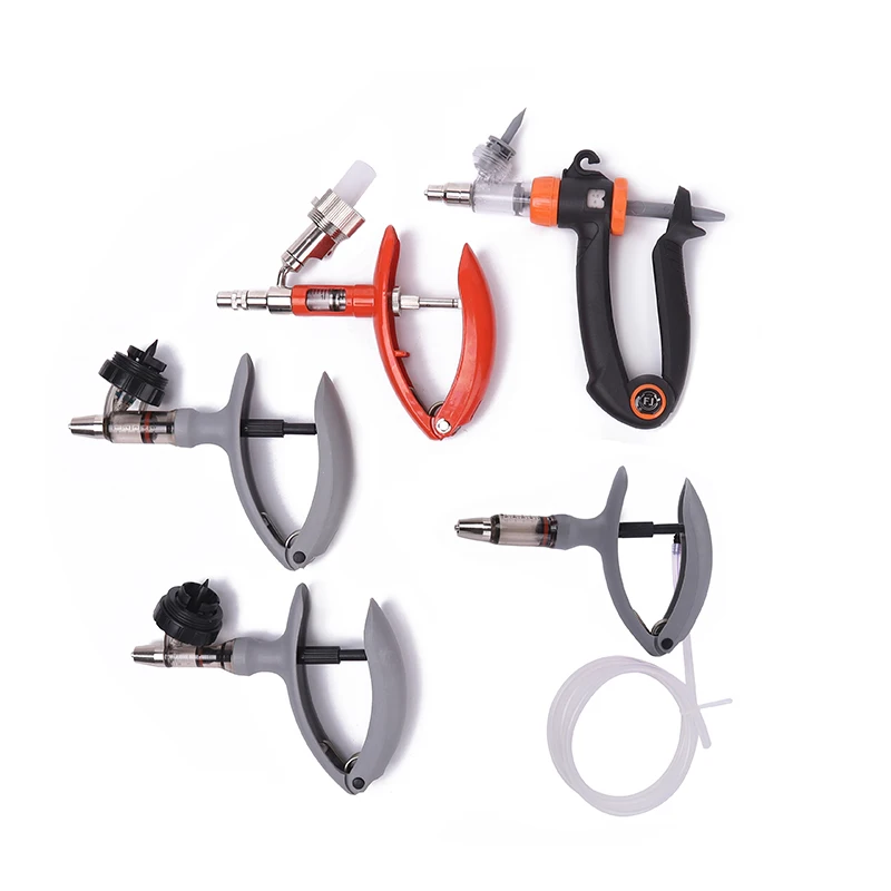 High Accuracy Polymer Plastic Continuous Veterinary Automatic Syringe for Swine Pig for Farm Animals Use