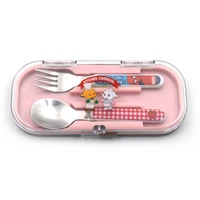 

spoon and fork set in a case baby supplies products children cutlery